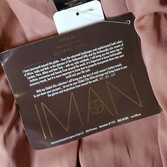 IMAN Global Chic Cascading Blazer with Gold Zipper - Picture 6 of 9